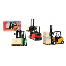 Muletto a frizione completo di Pallet e Carico - Dickie Toys 203414877